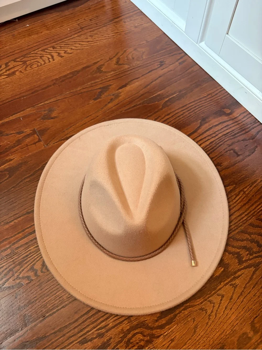 Madewell Camel Felt Rancher Hat with Braided Band